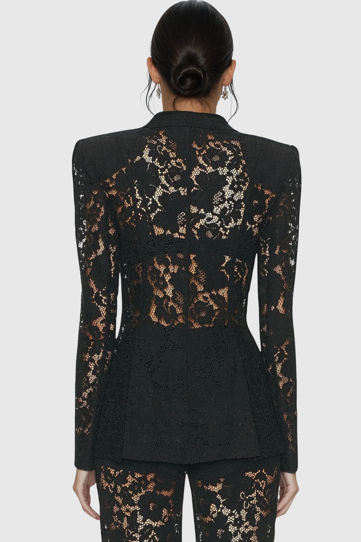 Djehutimose Floral Lace Pants Set