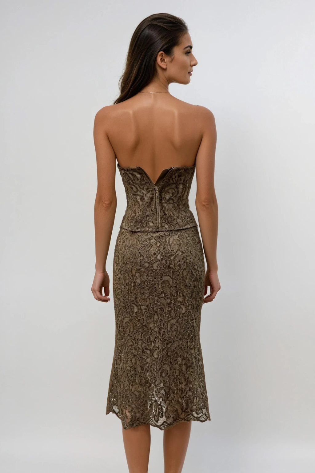 Donald Corset Lace Skirt Set