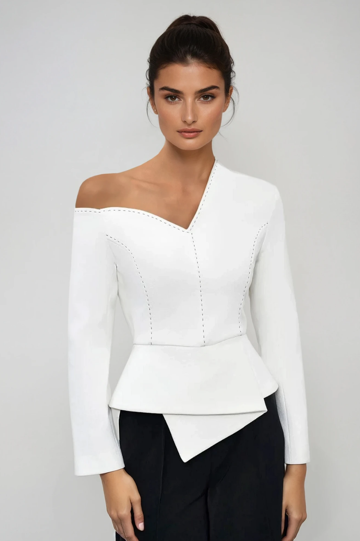 Barrett Asymmetric Long Sleeve Pants Set