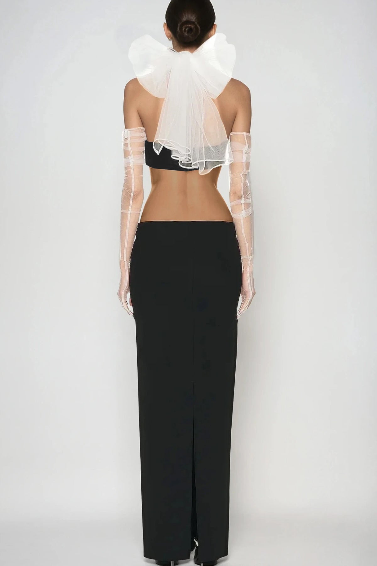 Beecher Deconstruct Lace Crop Skirt Set