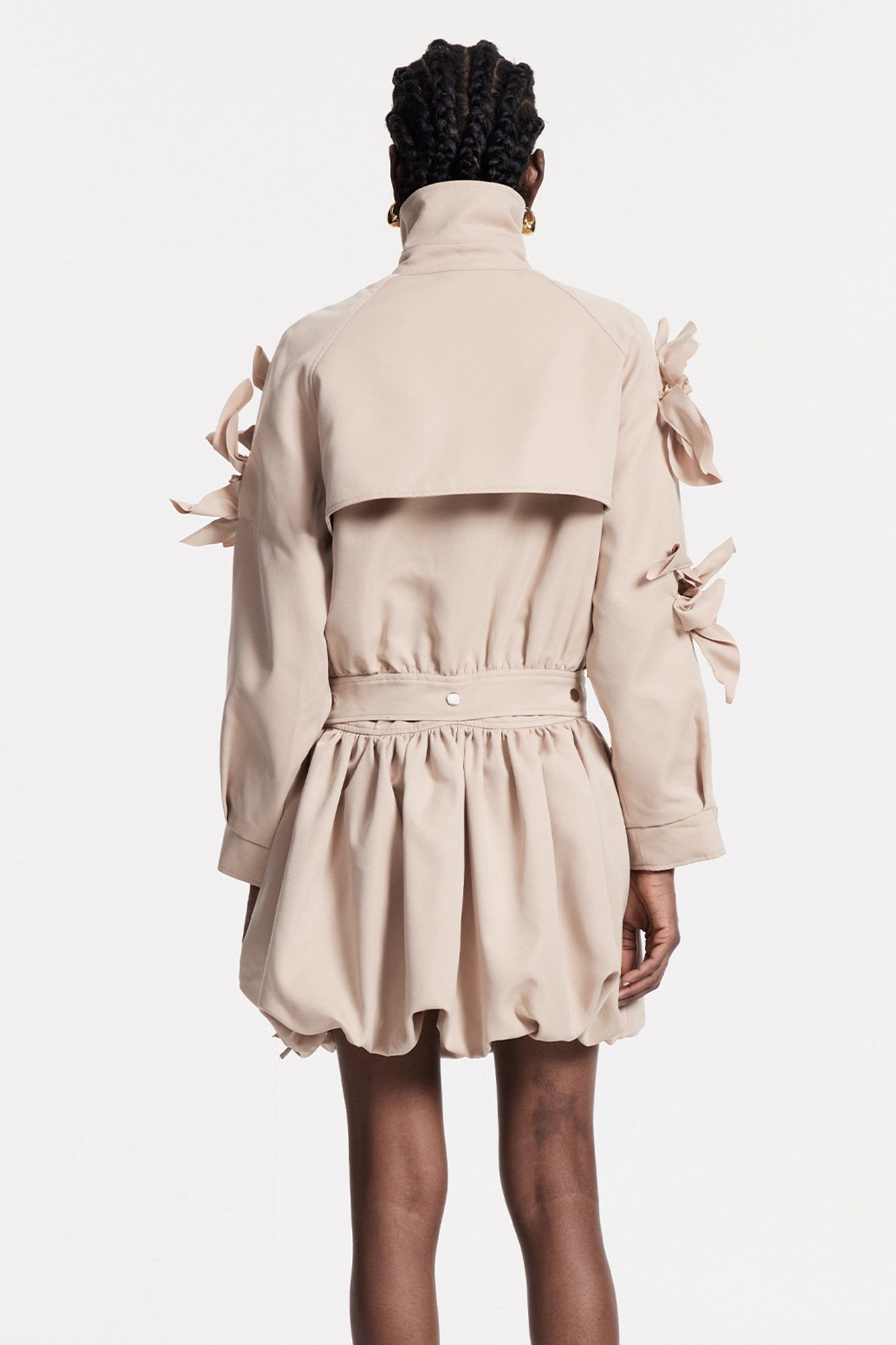 Christiaan Flower Ruch Skirt Set