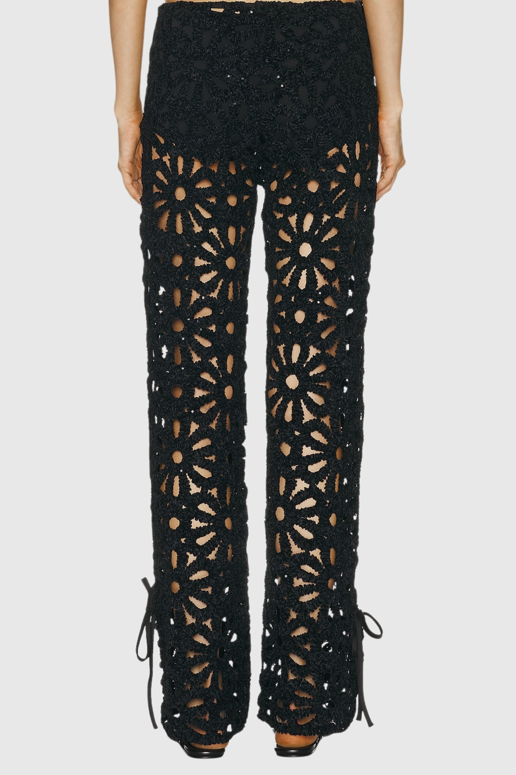 Clarette Floral Cutout Pants Set