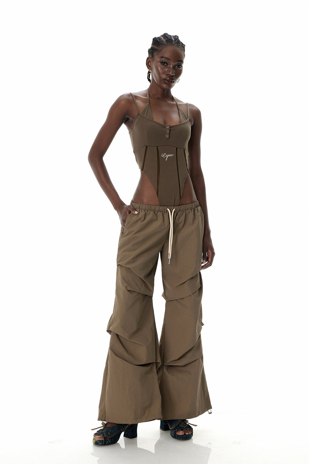 Cristopher Spaghetti Pants Set