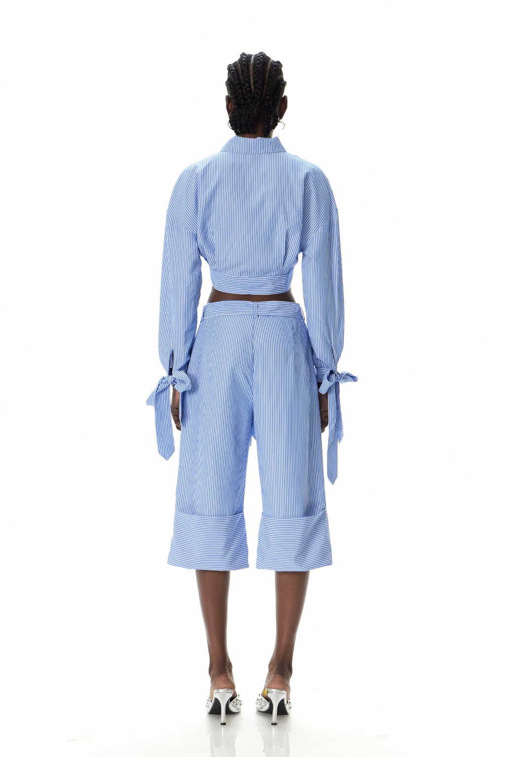 Culhwch Stripe Bow Pants Set