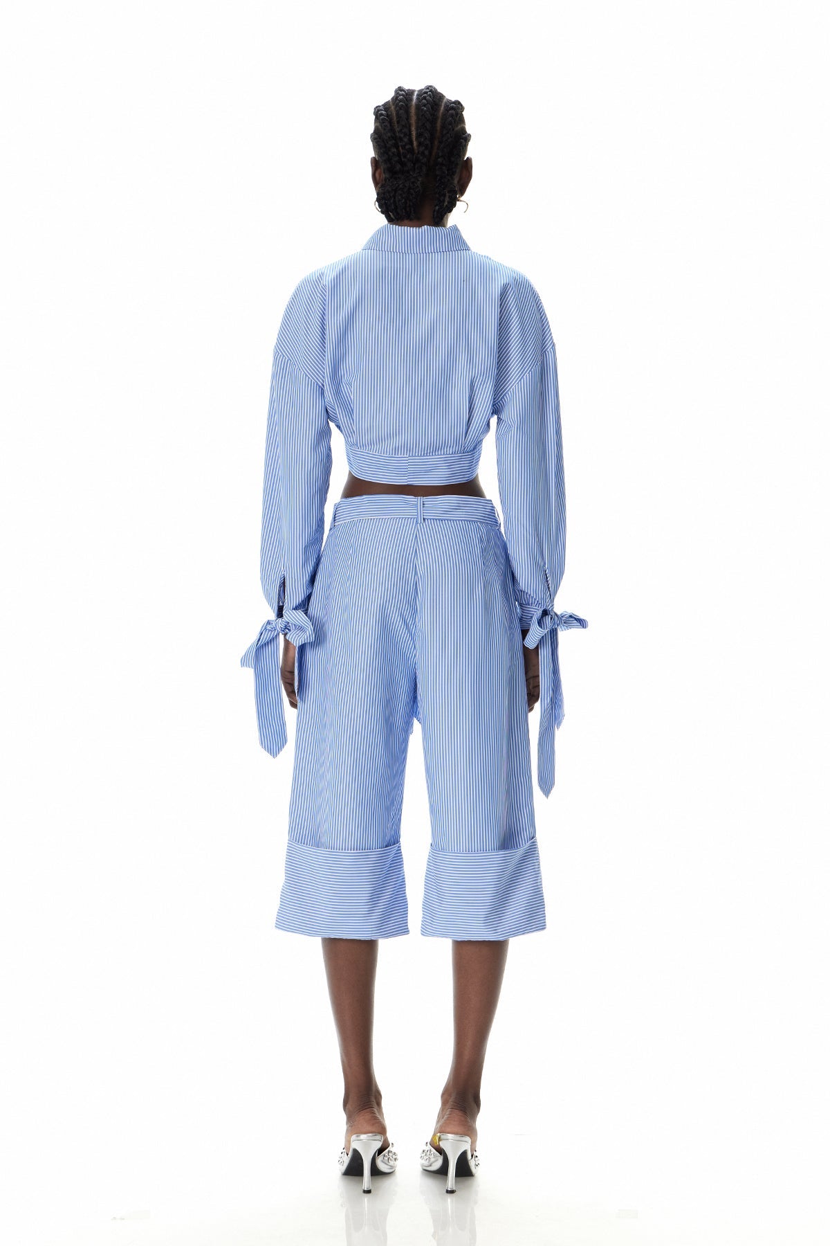 Culhwch Stripe Bow Pants Set