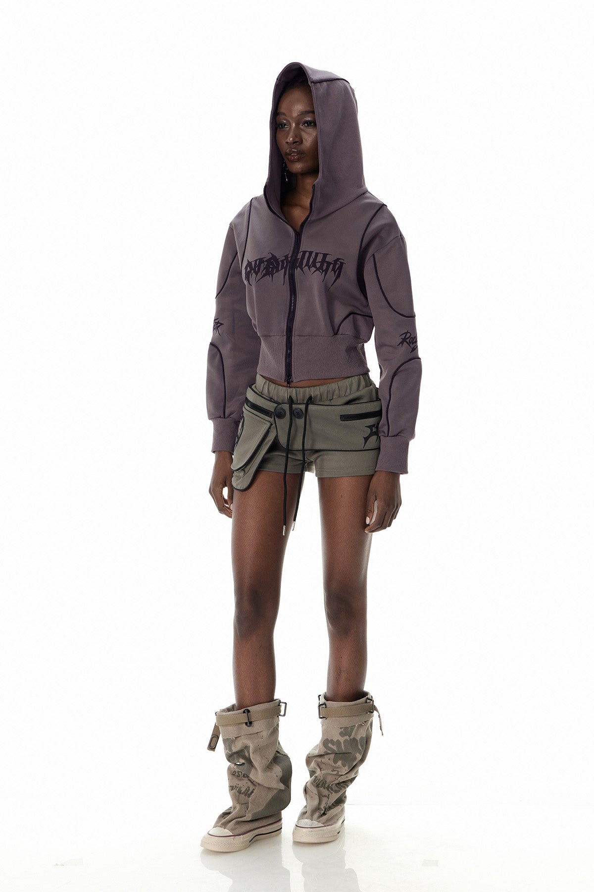 Cuthberht Hooded Deconstruct Pants Set