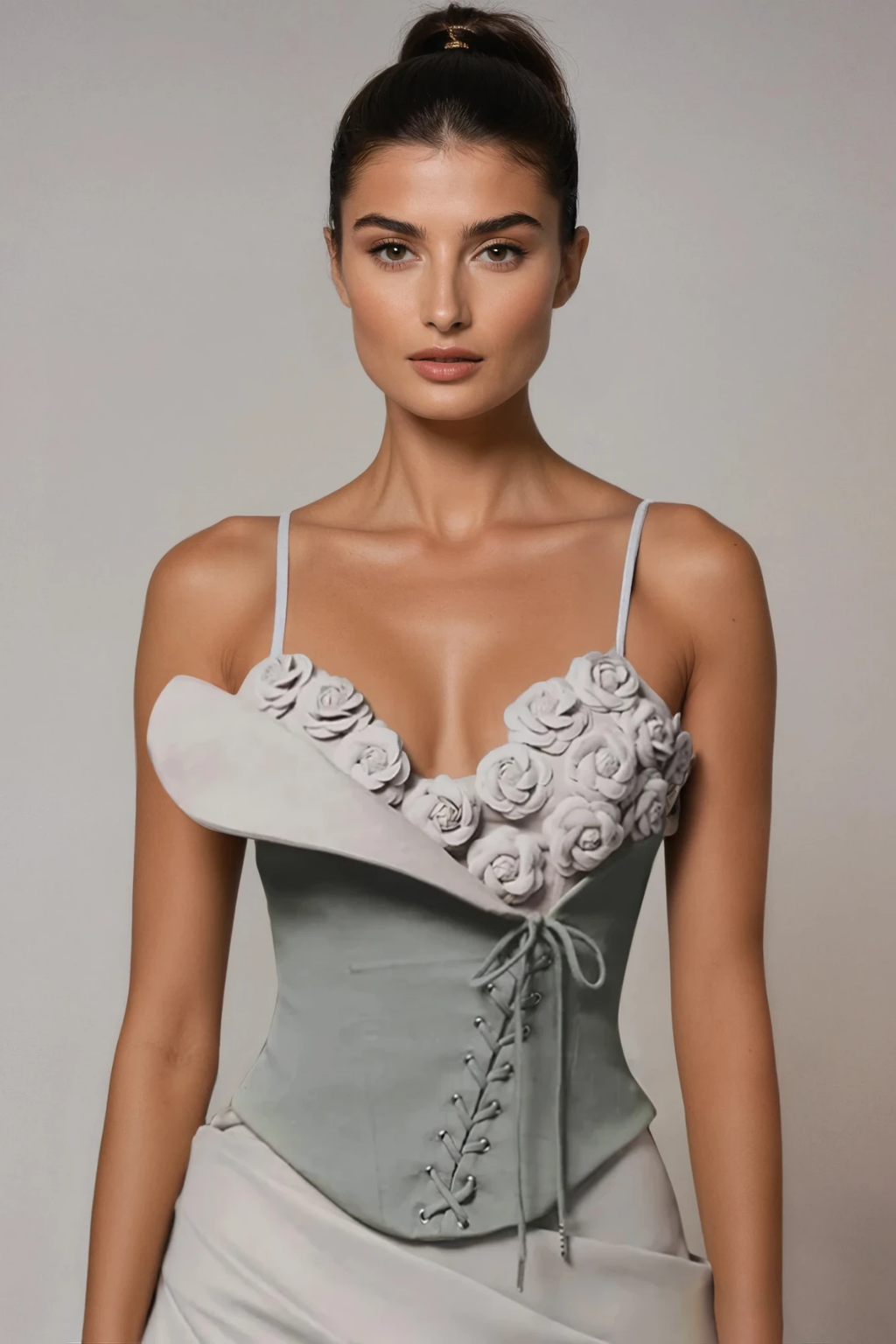 Deidre Flower Bodycon Skirt Set