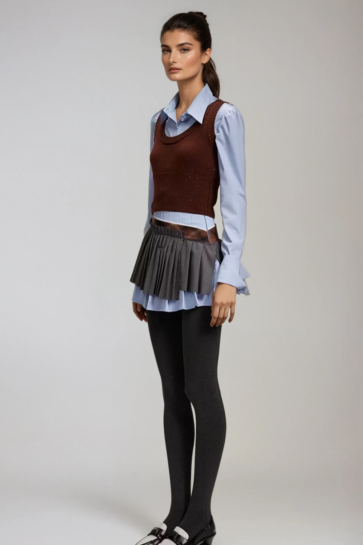 Dieuwert Deconstruct Knit Skirt Set