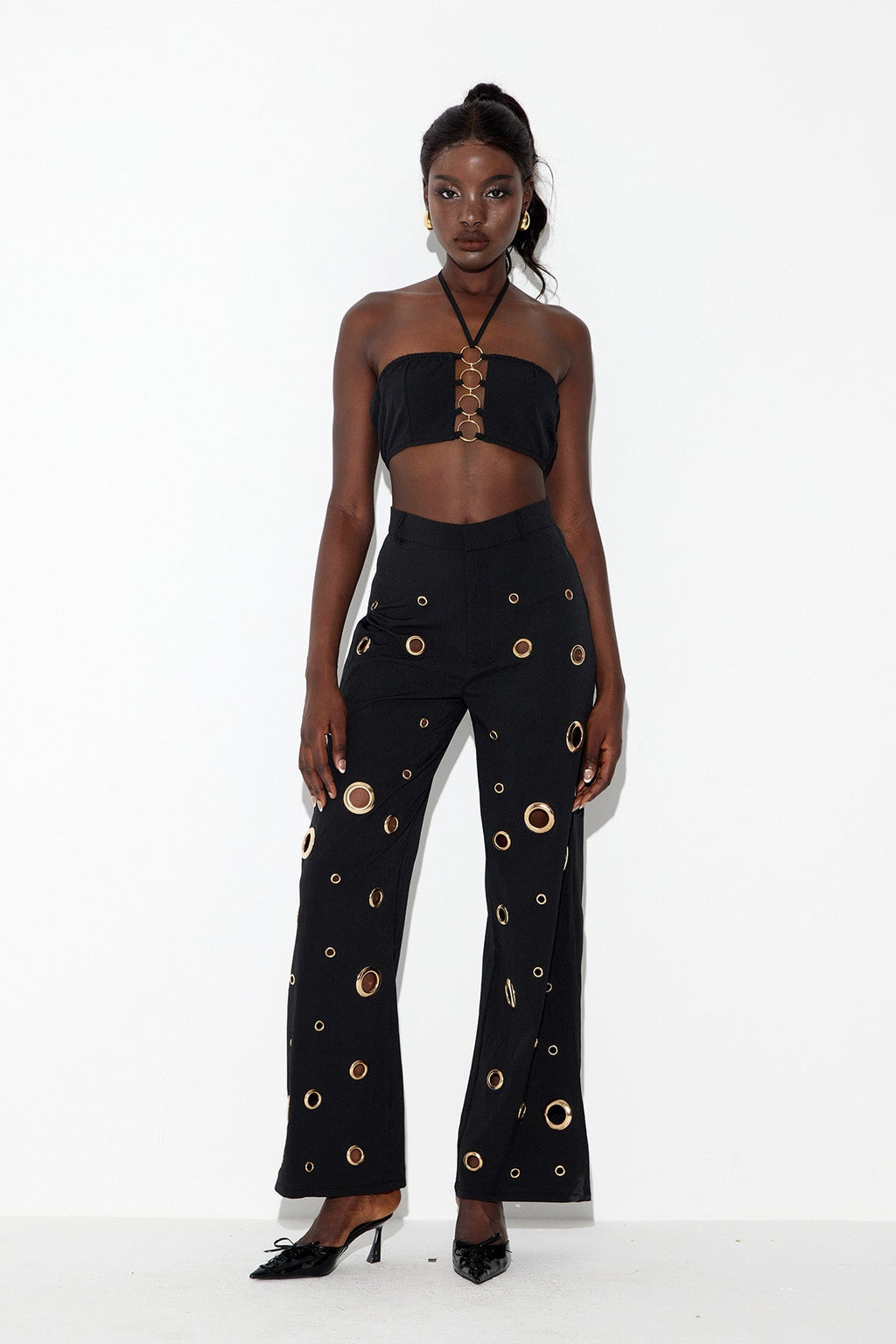 Ecrin Eyelet Pants Set
