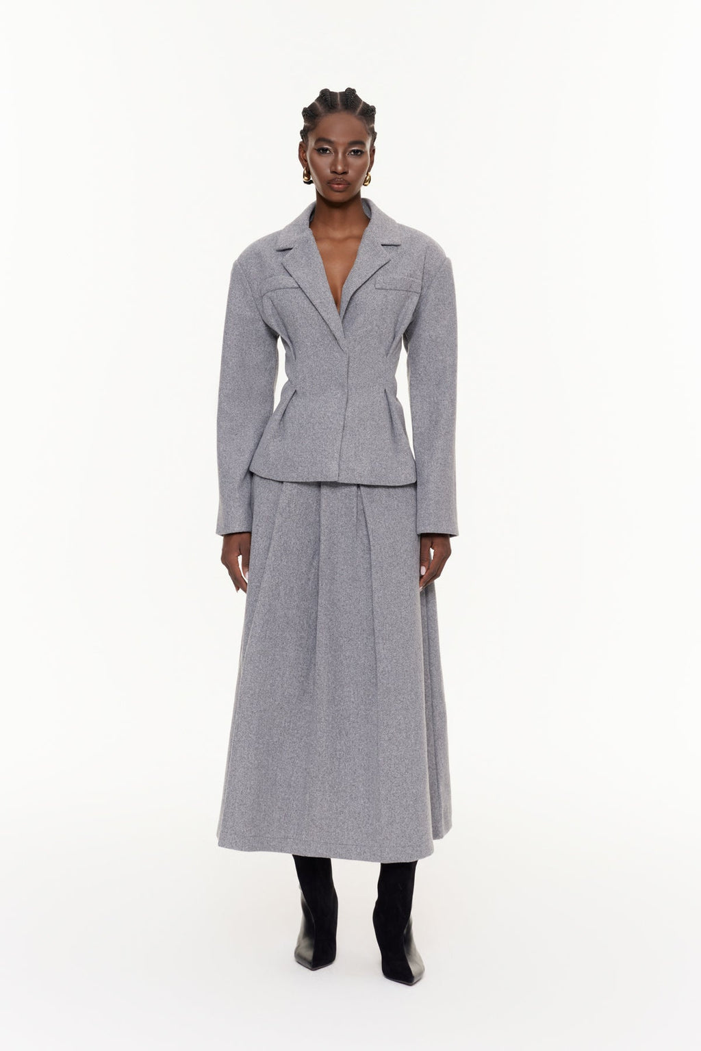 Egil Ruch Pleated Skirt Set