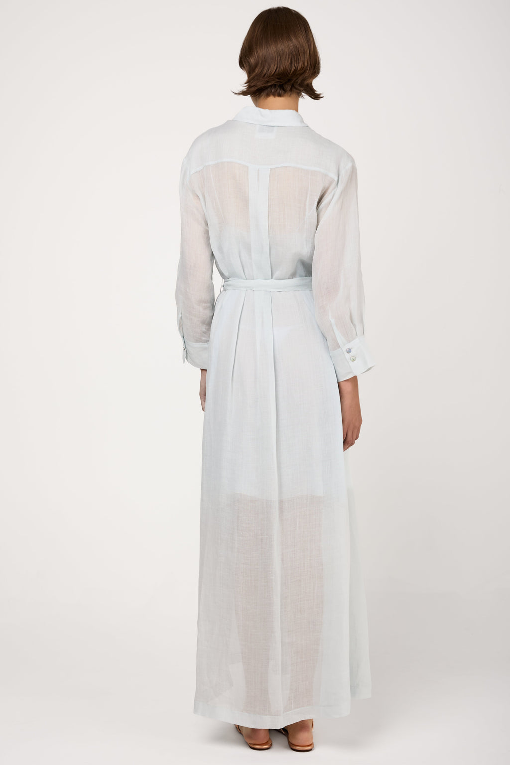Rami Muslin Shirt Dress in Rugiada