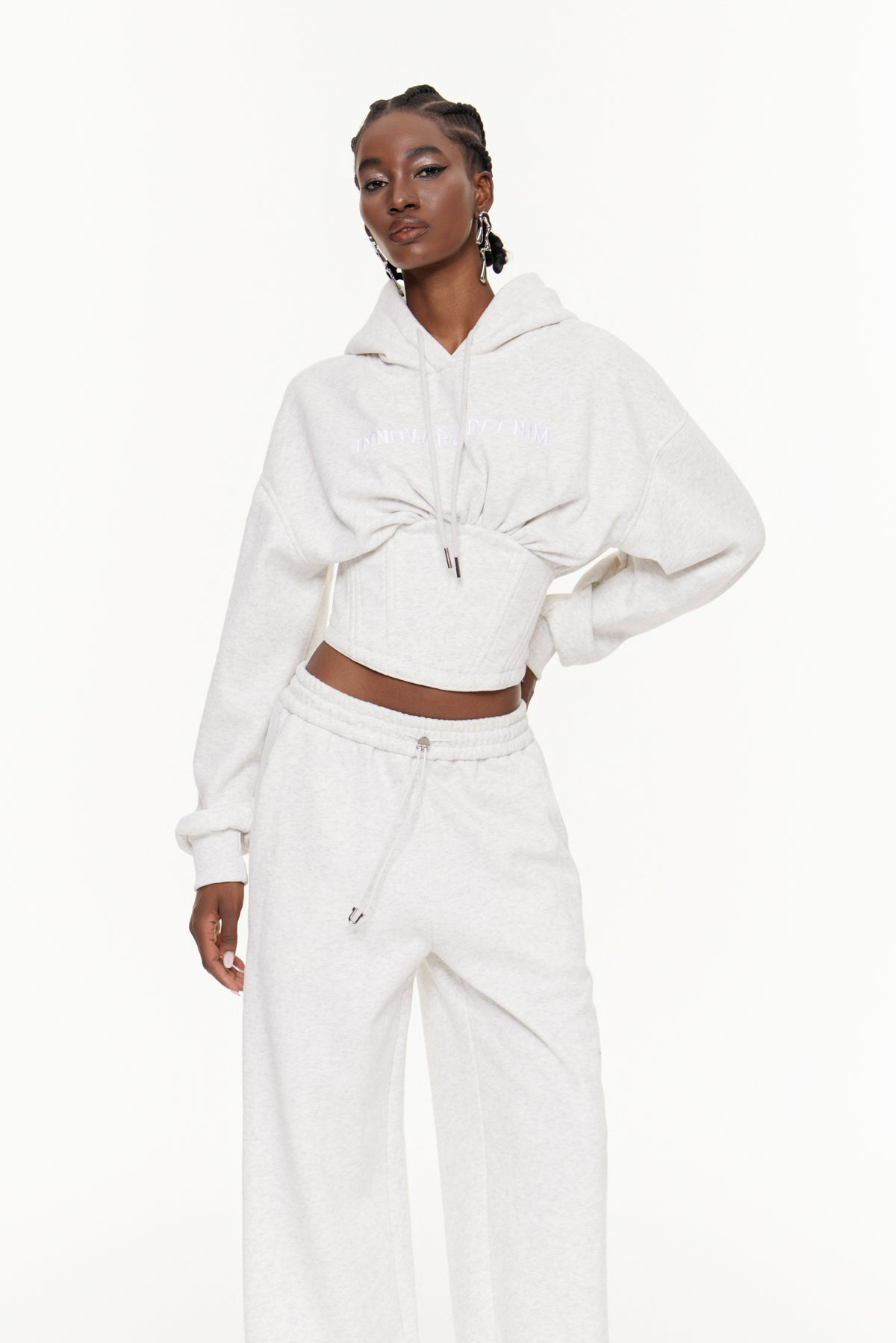 Falk Hooded Corset Pants Set