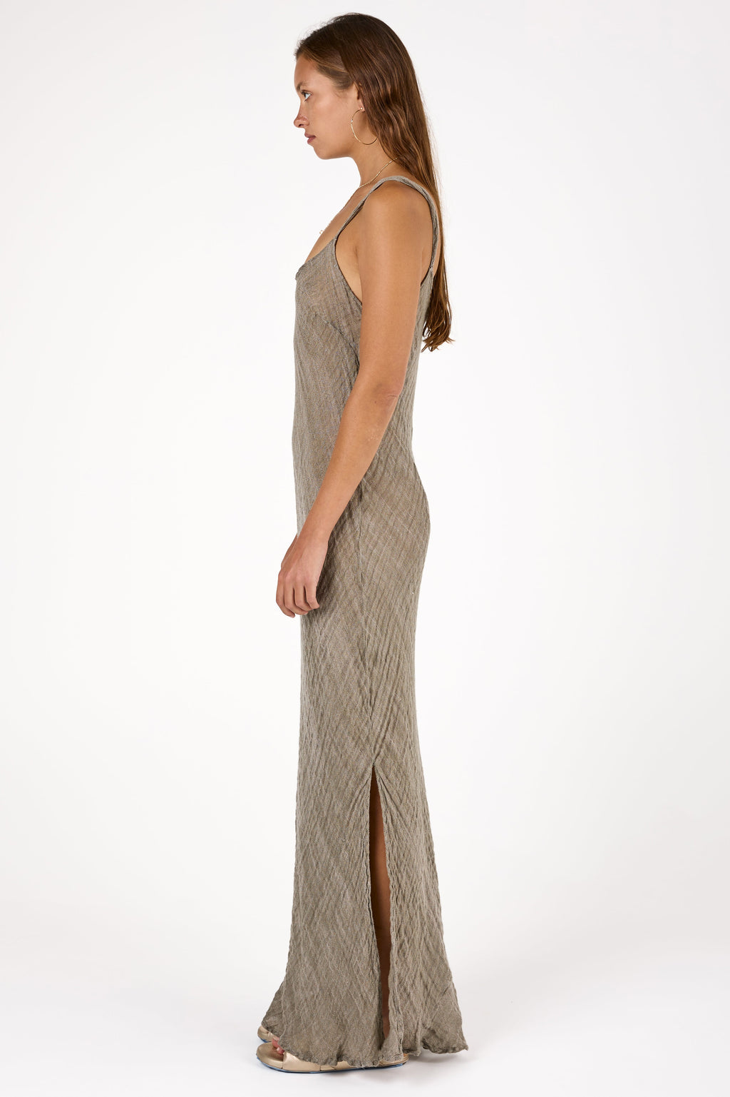 Garza Origano Vestito Maxi Zagara in Roccia