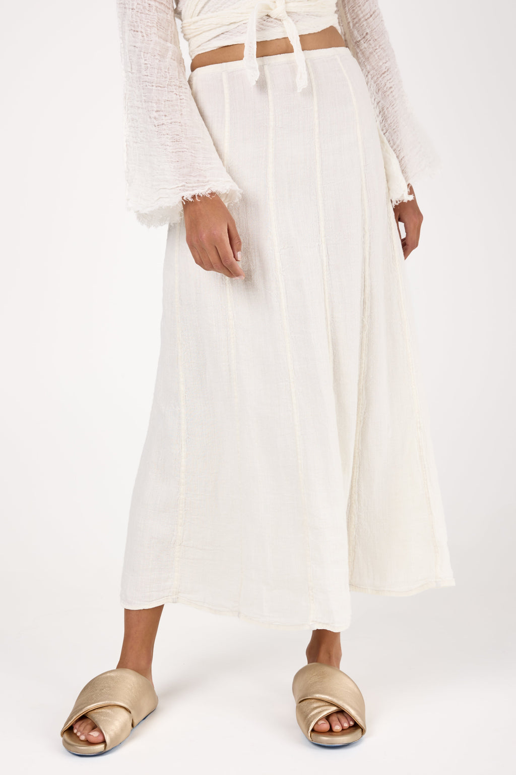 Assisi Pesante Gonna Mirtillo in Latte