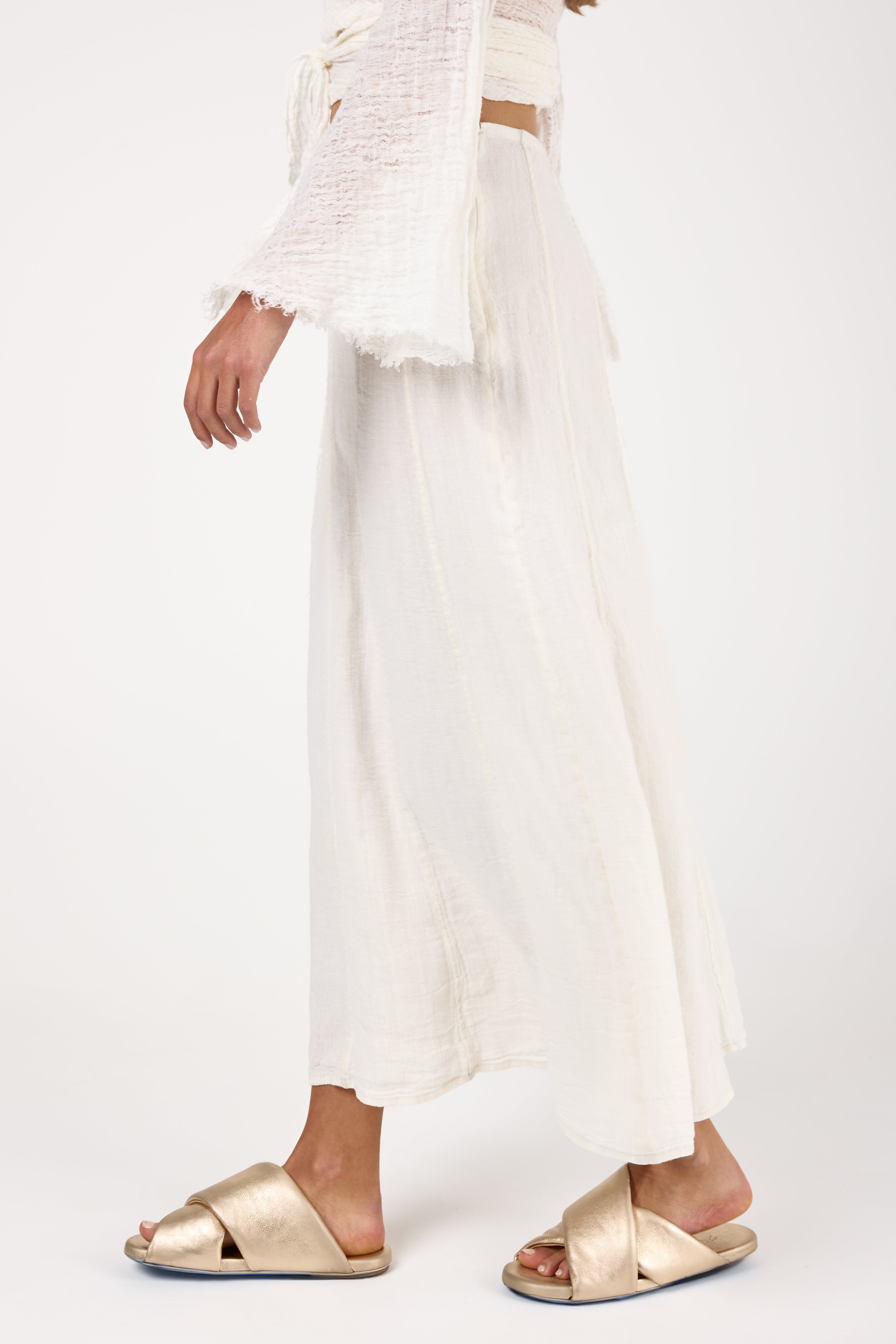 Assisi Pesante Gonna Mirtillo in Latte