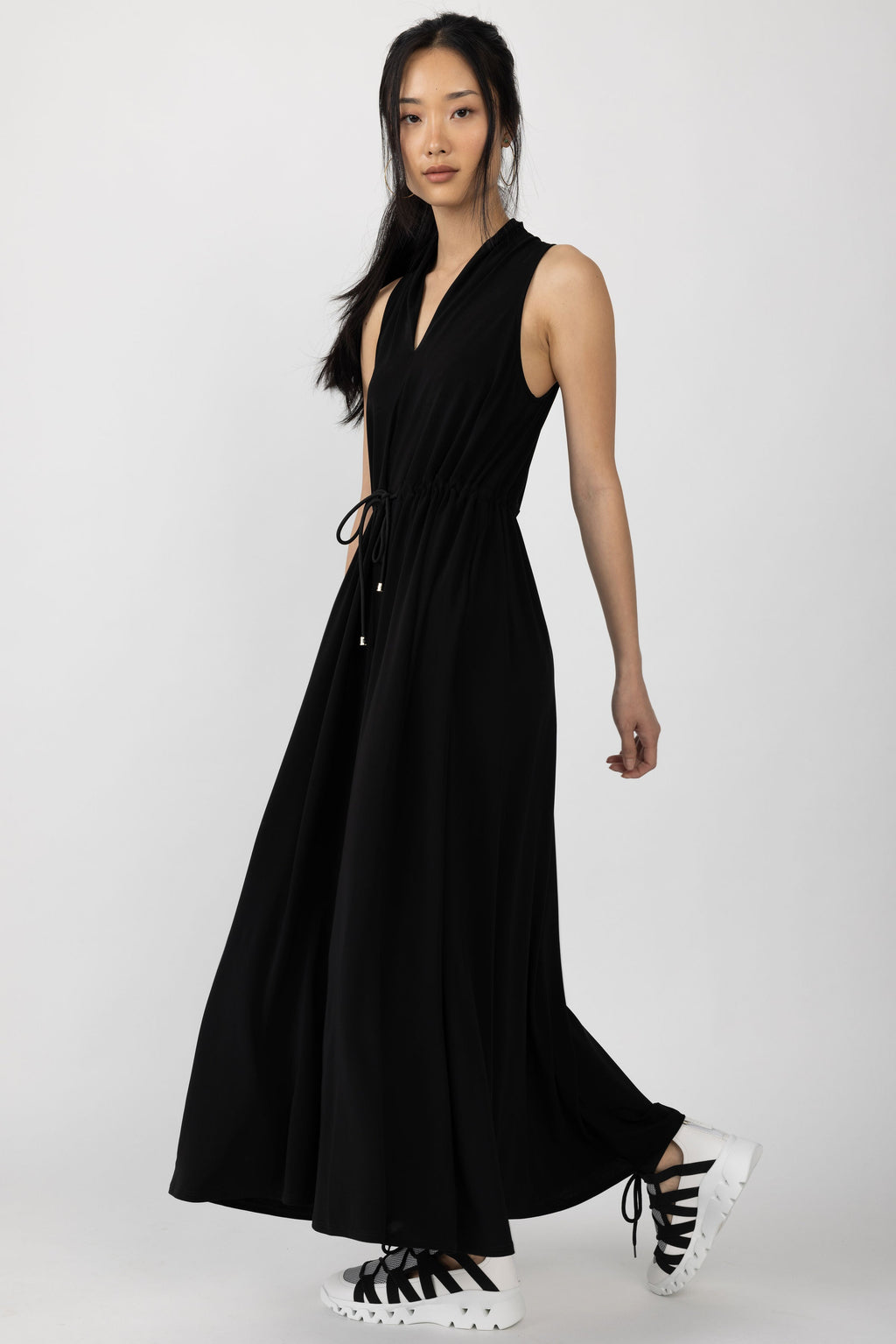 Zitto Knit Jersey Dress in Black