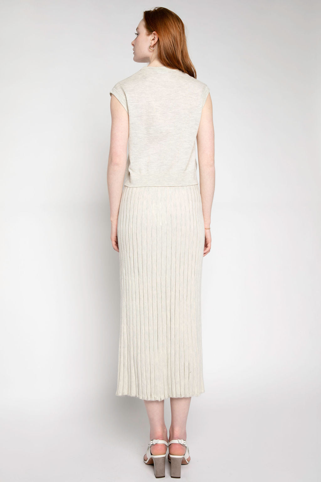 Flynn Maxi Skirt in Blizzard