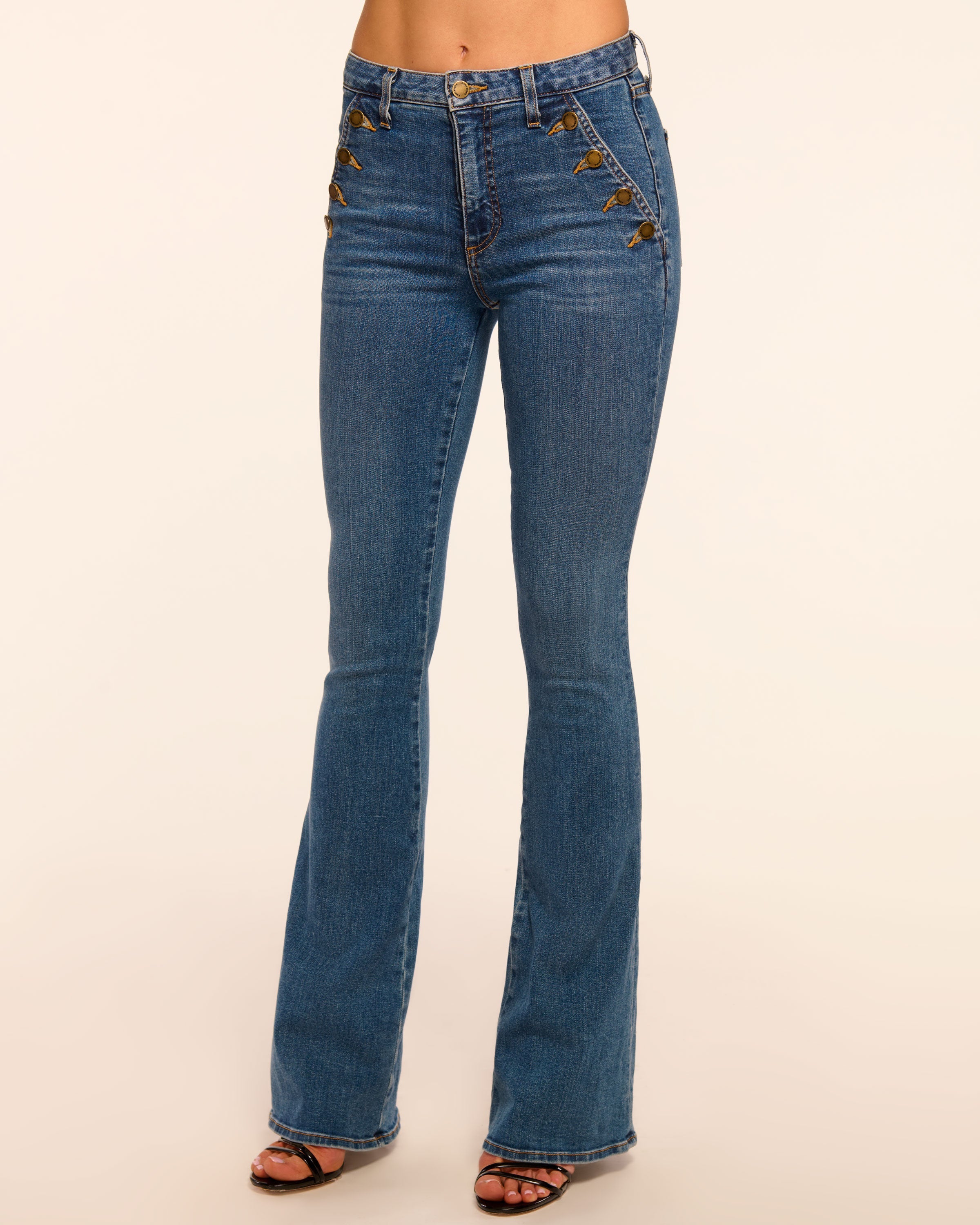Helena High-Rise Flare Jean