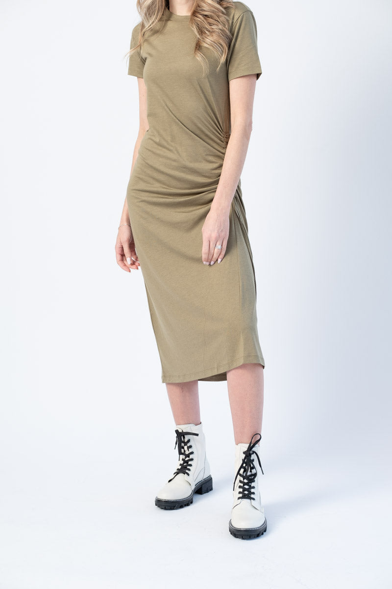 Ina Dress in Light Olive