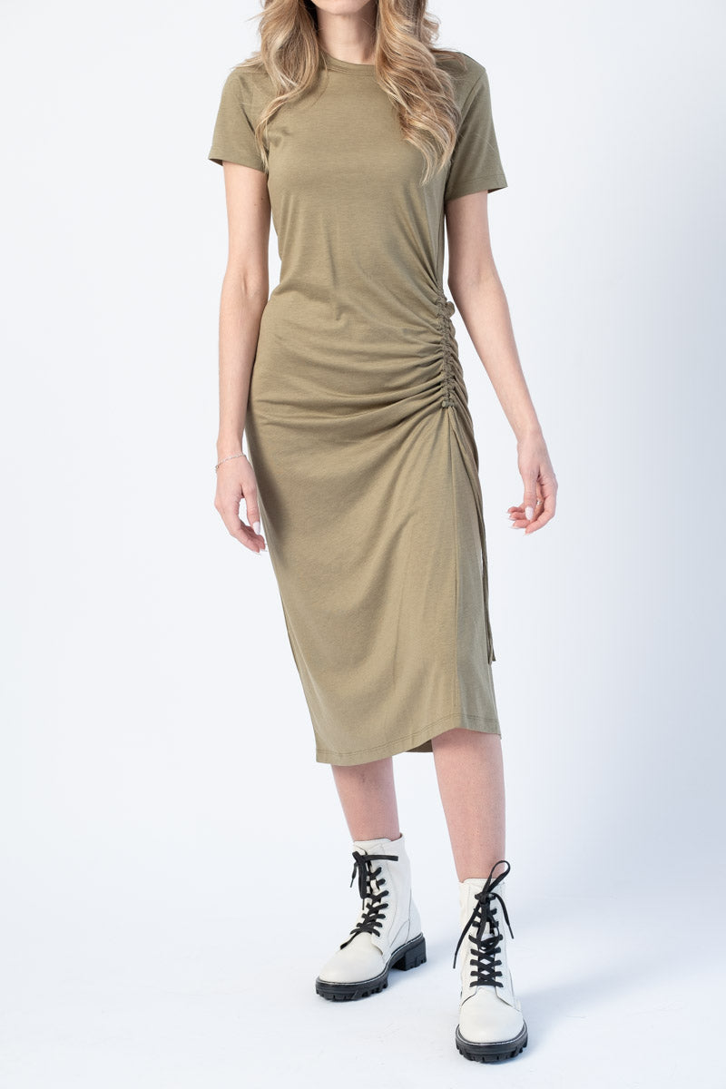 Ina Dress in Light Olive