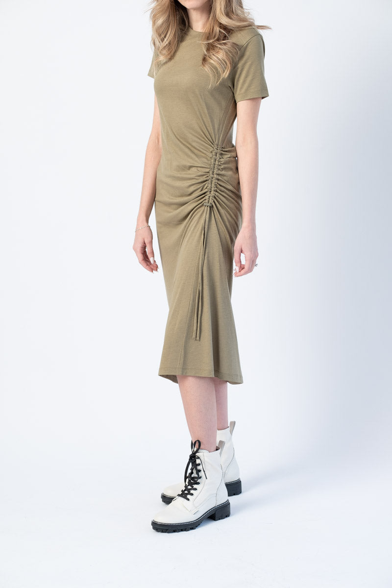 Ina Dress in Light Olive