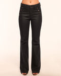 Helena Coated High-Rise Flare Jean
