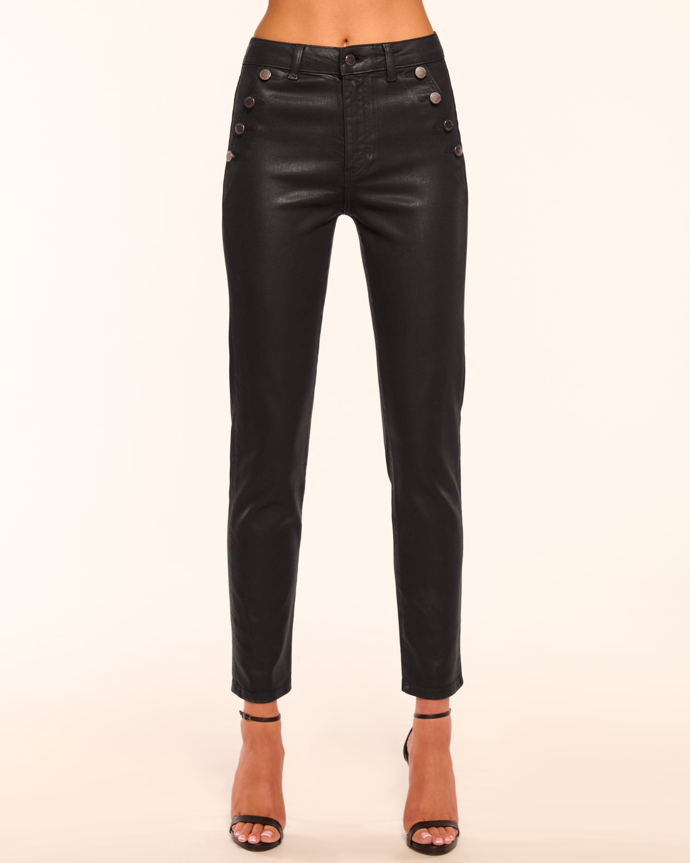Helena Coated High-Rise Skinny Jean
