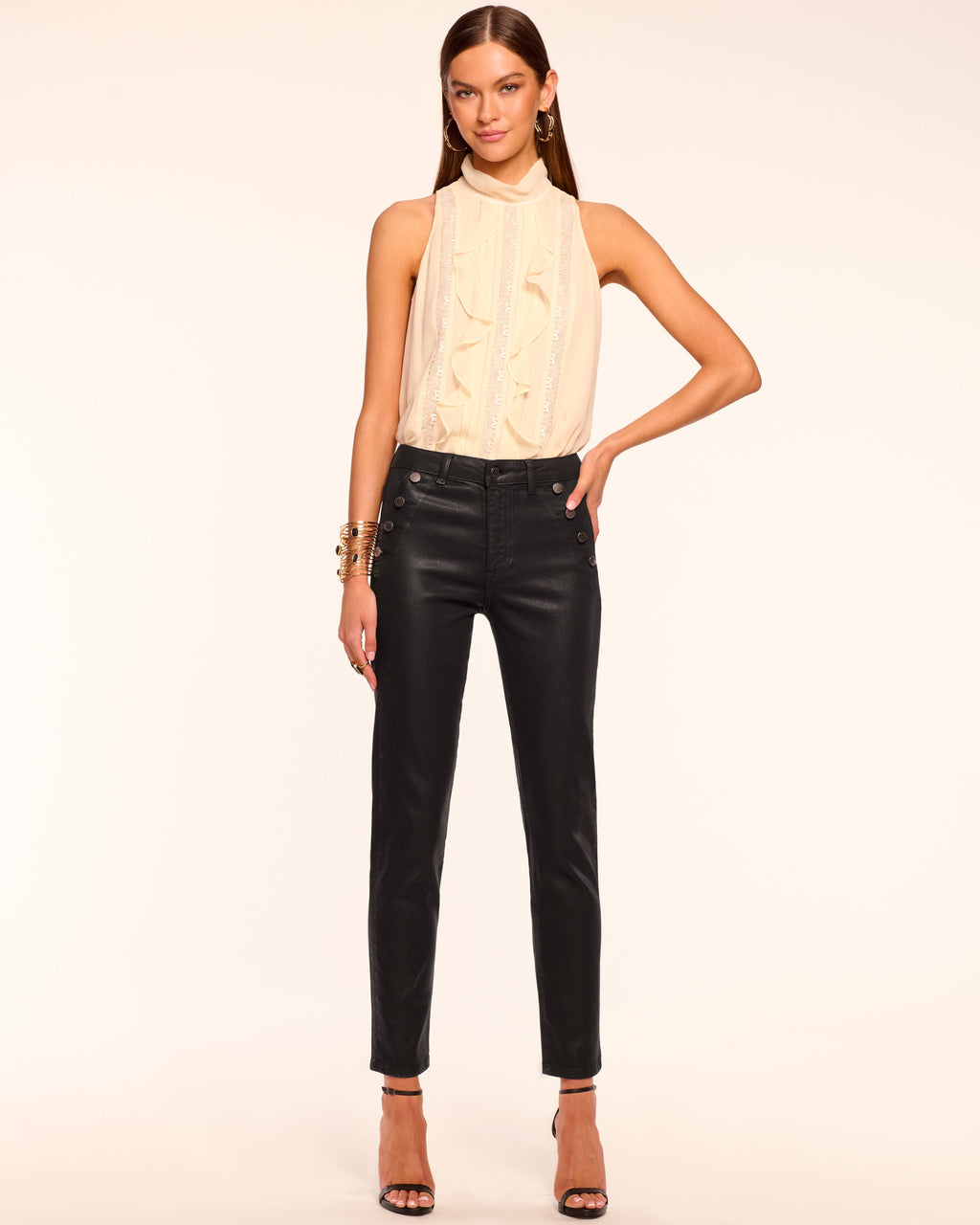 Helena Coated High-Rise Skinny Jean