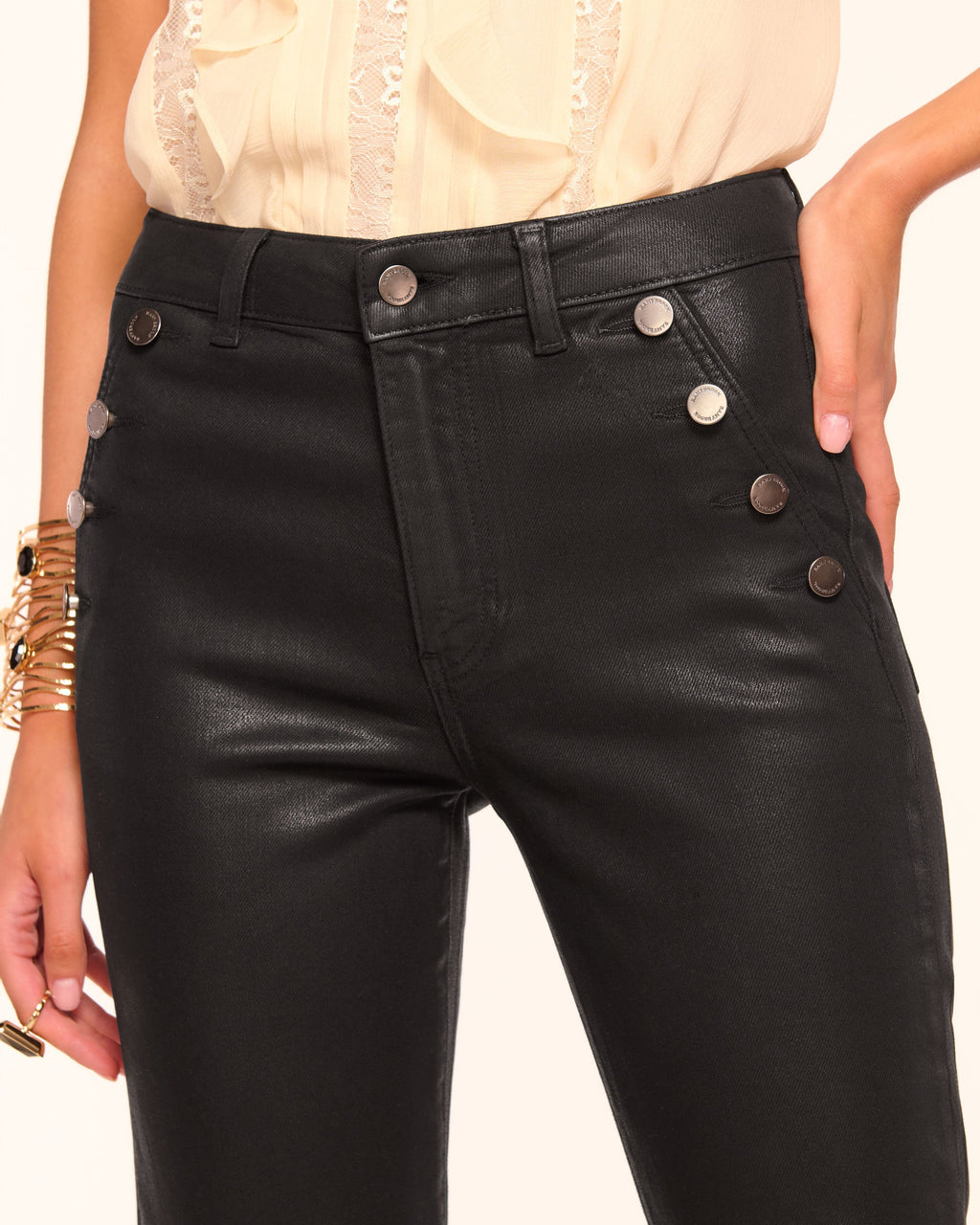 Helena Coated High-Rise Skinny Jean