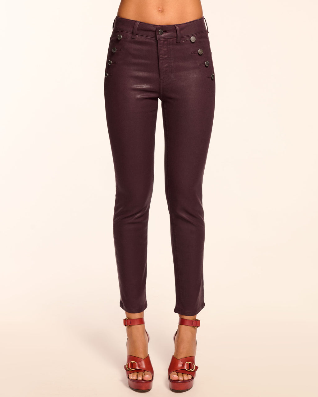 Helena Coated High-Rise Skinny Jean
