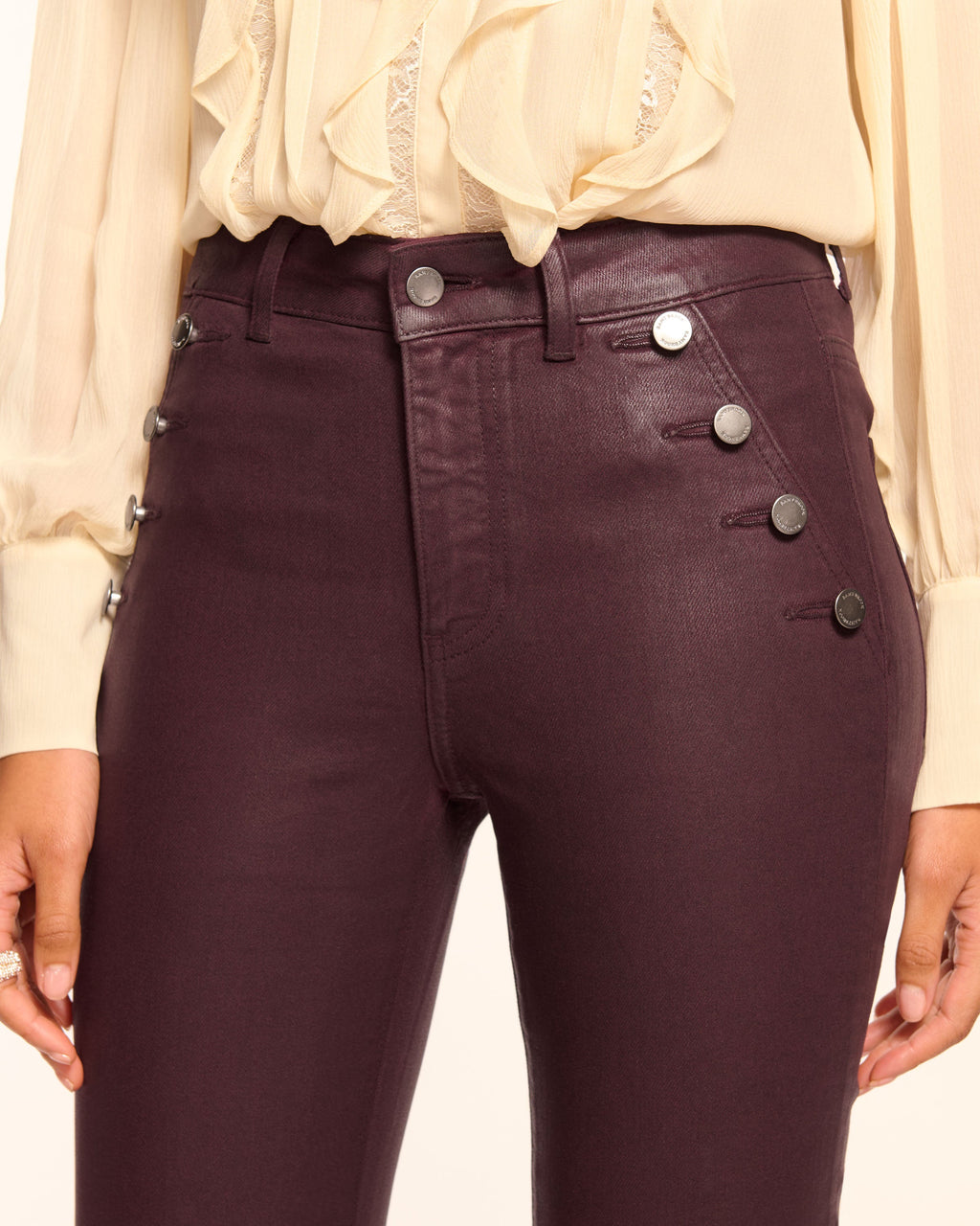 Helena Coated High-Rise Skinny Jean